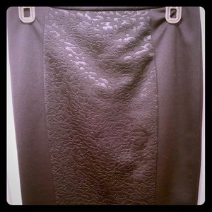 Calvin Klein Black fitted skirt